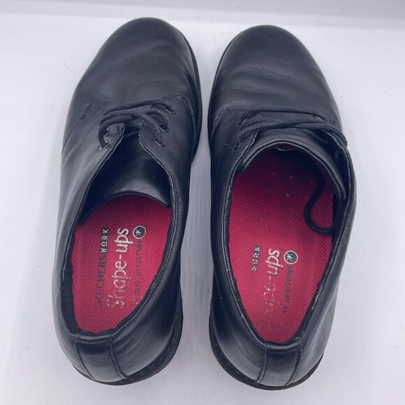 Skechers Shape Ups Work Black Leather Casual Slip Resistant Shoe Womens Size 9.5 - Picture 9 of 10